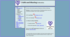Desktop Screenshot of faithandsharing.net